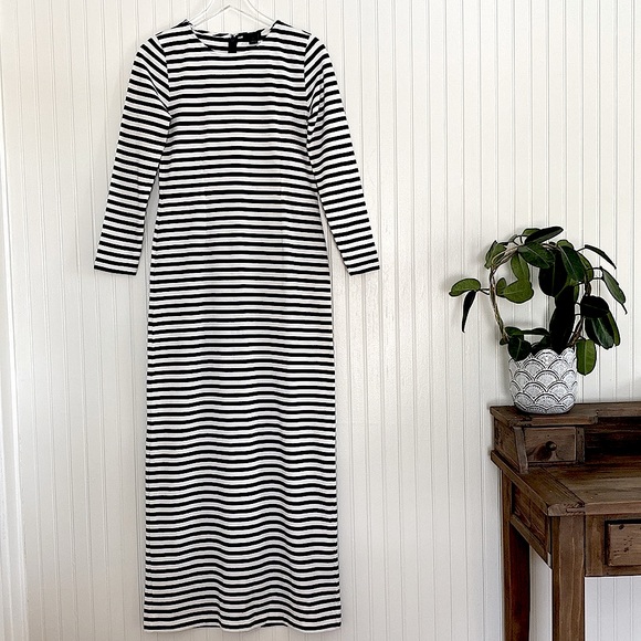 J. Crew Collection Long Striped Dress - worn once for a few hours. - Picture 3 of 7